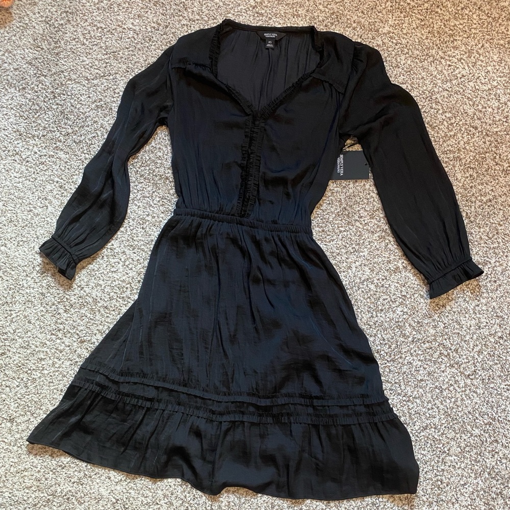 Black long sleeve dress!